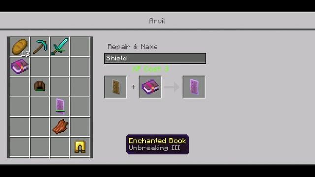 How to Enchant Shield In Minecraft Easily! смотреть онлайн