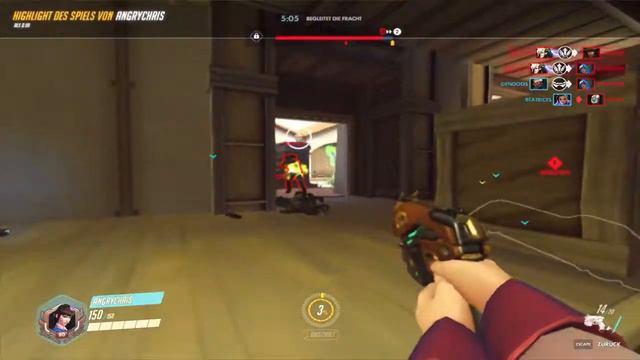 Danke Doktor Mercy! || Overwatch Highlight - D.Va смотреть онлайн