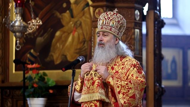 +Проповедь митр. Арсения в Неделю о самаряныне 22.5.22 г.. смотреть онлайн