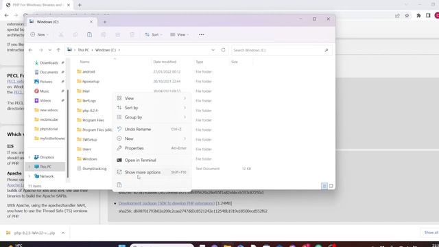 How To Download and Install PHP To your Windows PC смотреть онлайн
