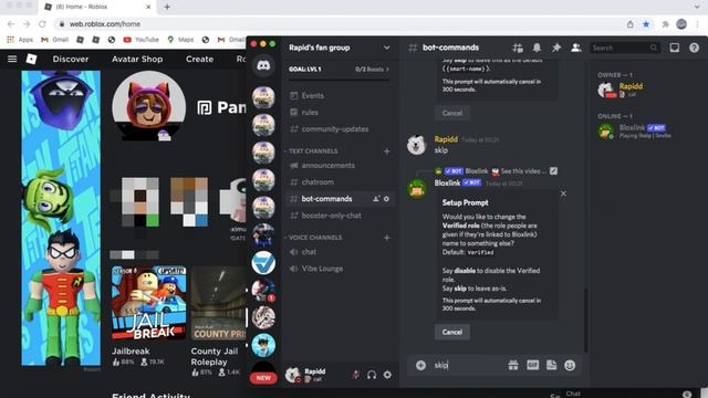 How to setup Bloxlink in your discord server (ROBLOX-Discord bot) [Full Guide] смотреть онлайн