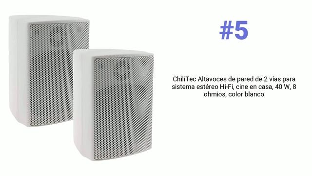 Top 10 Altavoces satélite más vendidos en Diciembre 2022 смотреть онлайн