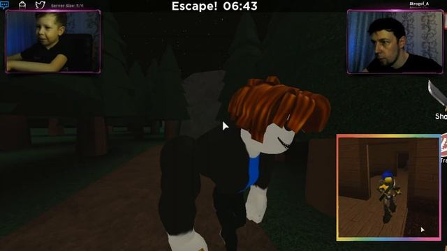 КТО-ТО ИГРАЕТ ЗА БЕКОНА !!!! | Bakon roblox смотреть онлайн