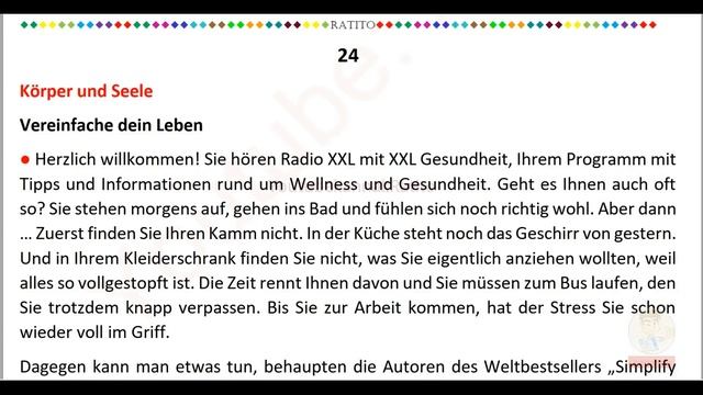 Deutsch Lernen Im Schlaf & Hören  Lesen Und Verstehen Niveau B2 - 1/2 - Teil 1 (19)