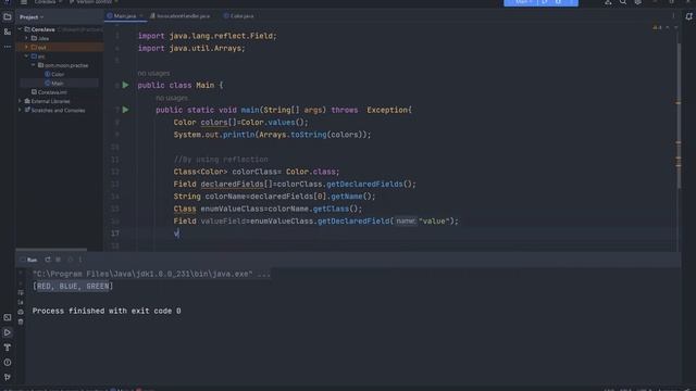 Enum in java - Value change at runtime once created смотреть онлайн