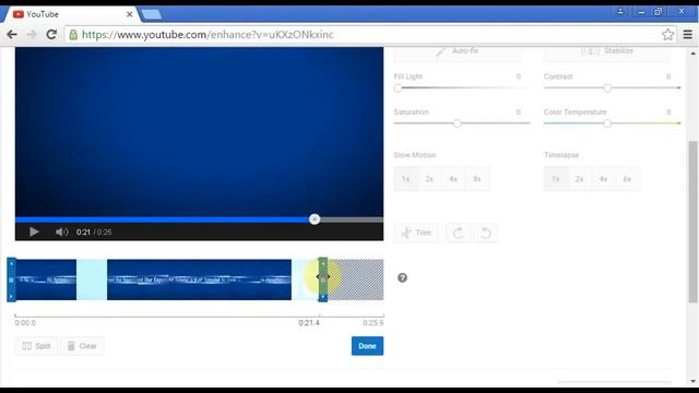 How to trim, cut, or edit video with youtube in Hindi смотреть онлайн