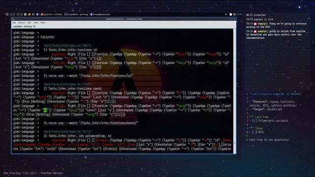 Building Giml: a compiler targeting JavaScript in Haskell (Part 18: REPL) смотреть онлайн