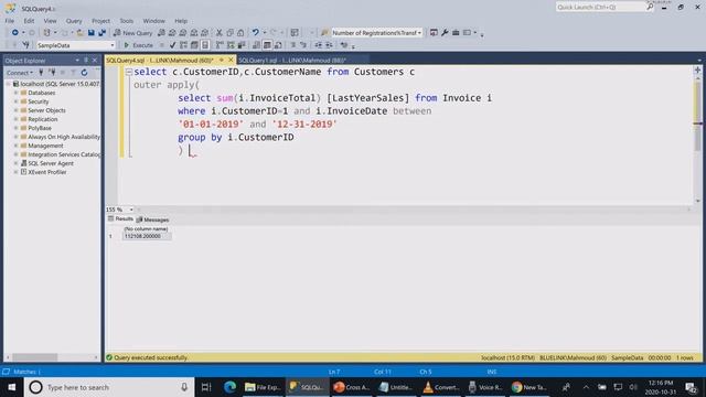 Learn the difference between Cross Apply and Outer Apply in SQL смотреть онлайн