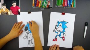 Как нарисовать СОНИКА EXE - рисуем с Ромой