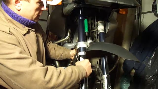 BMW R 1150 GS Adventure ремонт вилки (этап 3) смотреть онлайн