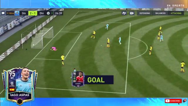 95 RATED TOTS IAGO ASPAS REVIEW IN FIFA MOBILE 22 смотреть онлайн