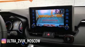 Toyota RAV4 XA50 - передняя камера на штатную магнитолу