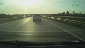 Lada Kalina базовая 170+ км-ч. No audio.