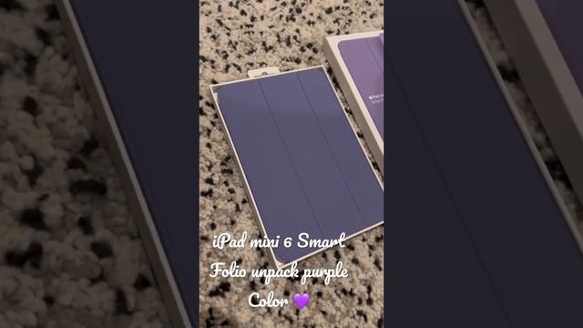iPad mini 6 Smart Folio light purple Color ? смотреть онлайн