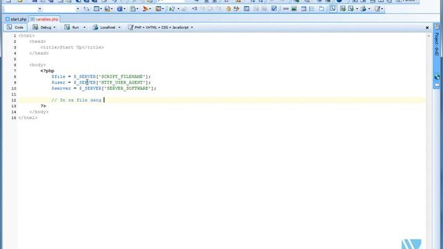 Học lập trình PHP - 6 varibles in action смотреть онлайн