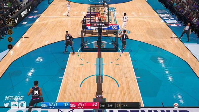 NBA Live 19 The One Career | 100 Point All Star Game Challenge! Can We Break Wilt's Record? смотреть онлайн