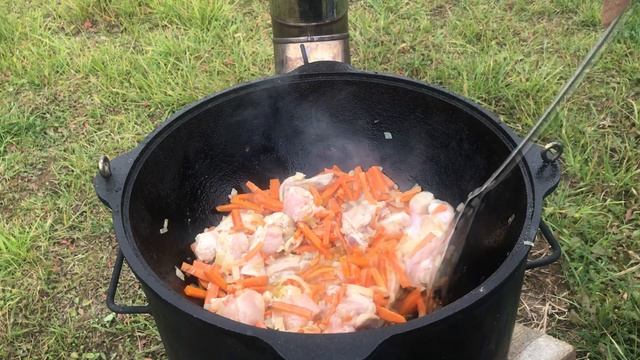 Плов с курицей в казане Готовлю каждую неделю смотреть онлайн