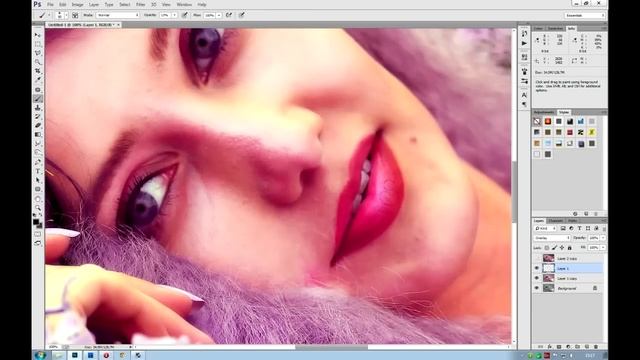 Сказочный, фэнтези эффект в Фотошопе смотреть онлайн