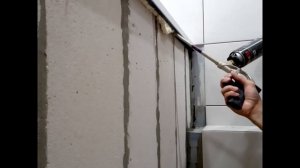 Ремонт в ванной своими руками. Экран под ванну из газобетона.