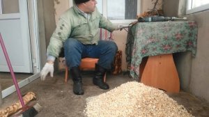 Грушевая щепа для холодного копчения своими руками!