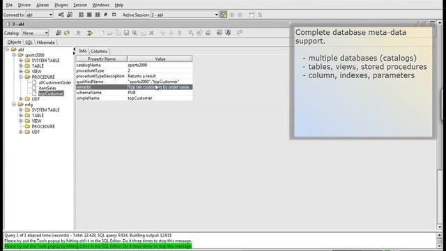 ABL JDBC - Connection, MetaData, Call смотреть онлайн