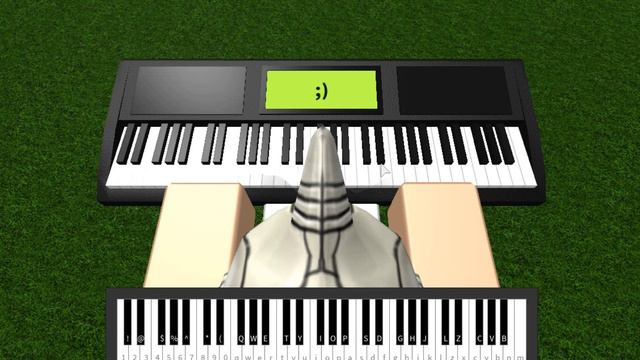 What A Wonderful World | Virtual Piano | ROBLOX смотреть онлайн