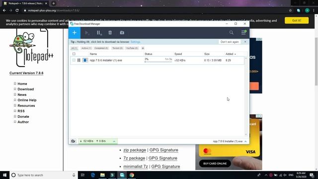 Install Notepad++ on Windows 10/8/7 [ npp.7.8.6 latest version 2020 ] смотреть онлайн