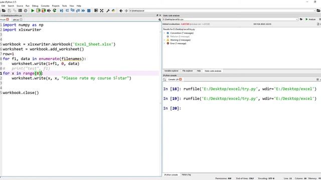 How to use Python Programming with Excel data & analysis смотреть онлайн