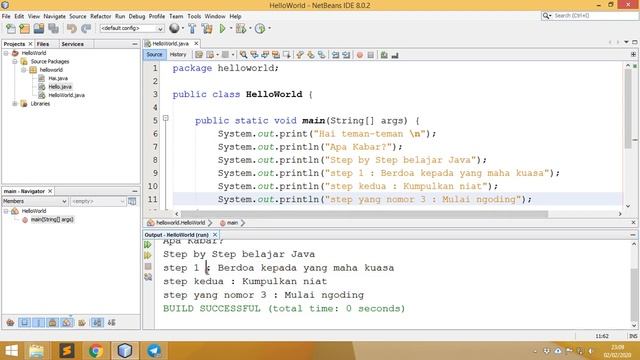 Mudah Belajar Java - #6 Memahami Cetak ke Output - print, println, printf смотреть онлайн