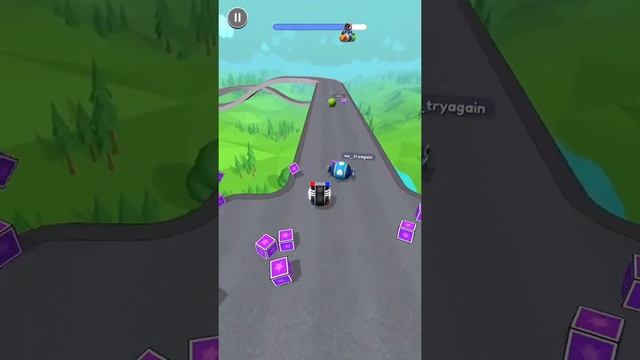 Cards race (cards race) in going balls game - playing with amazing 3 ball - pumpkin + police + bomb смотреть онлайн