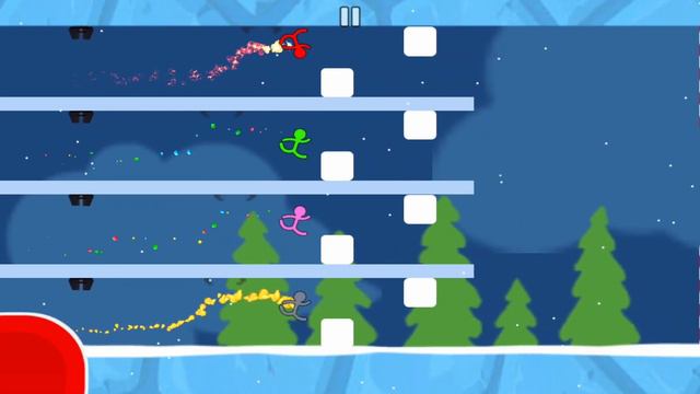 The Stickman Party Funny MINIGAMES 1 2 3 4 Player Gameplay All SKINS / All LEVELS New UPDATE Androi смотреть онлайн