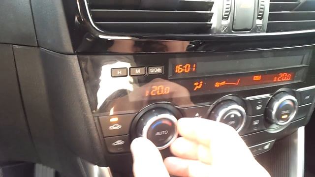 Mazda CX-5 interior review, блок климат-контроля смотреть онлайн