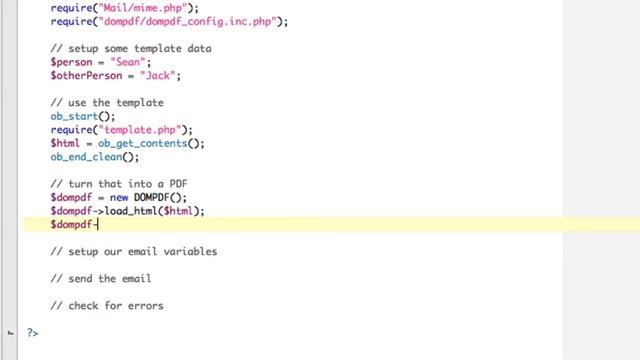 PHP Gmail SMTP With Attachment and HTML to PDF смотреть онлайн