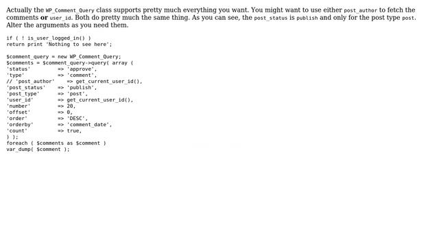 Wordpress: How get comments only on post of current logged in user? (2 Solutions!!) смотреть онлайн