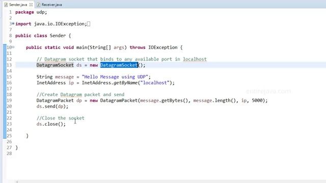 UDP Sender Receiver Example Java | Easy explanation from Karpado смотреть онлайн