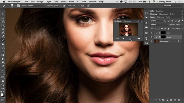 Dodge Burn - Photoshop Retouching смотреть онлайн