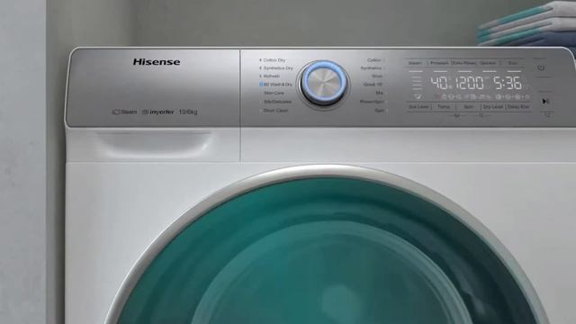 Стирально-сушильные машины Hisense PureJet смотреть онлайн