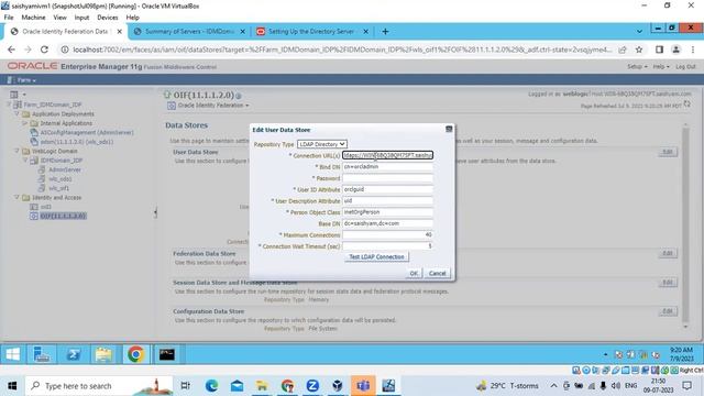 Oracle Identity Federation8:Configure User Data stores in OIF смотреть онлайн