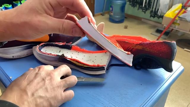 Разрезаем кроссовки Nike Pegasus Turbo после 400км бега смотреть онлайн