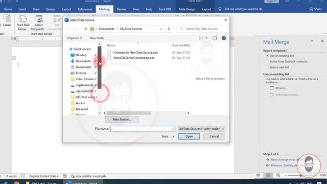 MSWORD-051-Labels | Create Address Labels Using Mail Merge | MS Word | Mailings Tab | Hindi Tutoria смотреть онлайн