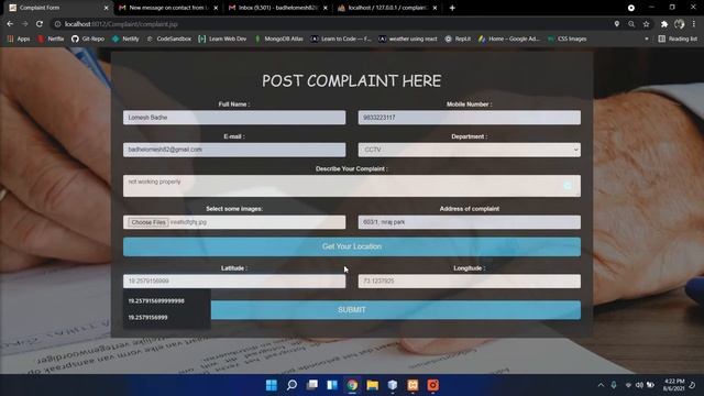 Complaint Management System | Java Web App | Demo Video смотреть онлайн