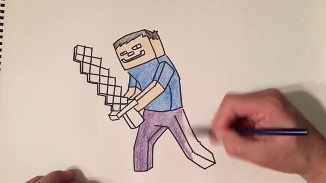 Minecraft Inspired Steve and Sword Build with LEGO's and Sketch смотреть онлайн