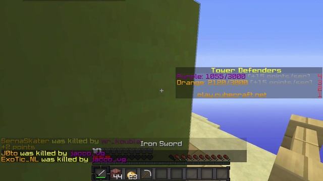 Tower Defense on cube Craft Games! смотреть онлайн