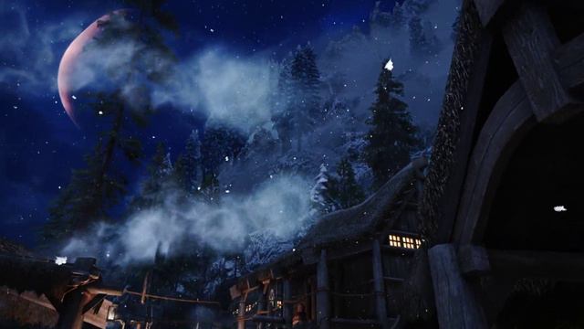 Some snow in Riverwood... the winter is coming i guess смотреть онлайн