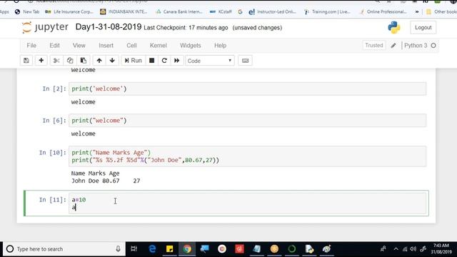 Installation of Python | Operators | Python Data Science And Data Visualization Advanced Day 01 смотреть онлайн