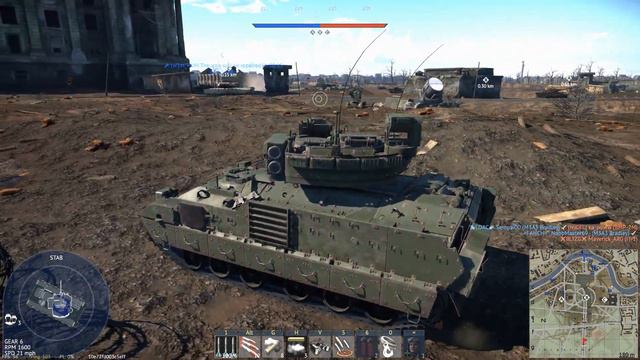 War Thunder: M3A3 Bradley UH1c смотреть онлайн