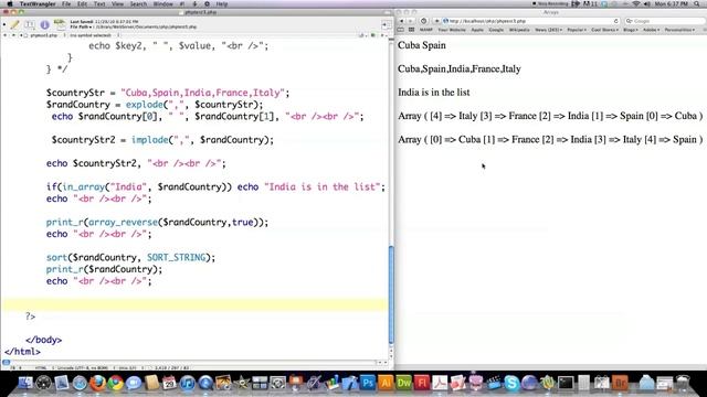 Web Design and Programming Pt 5 PHP Arrays смотреть онлайн