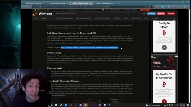 New Diablo 4 Endgame Update - Discussing Paragon, Respeccing, PvP, & More