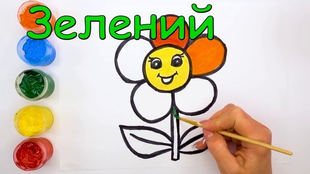 Кольори веселки Навчальне відео для дітей Збірка кращих серій про малювання #53 смотреть онлайн
