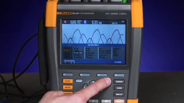 Осциллограф FLUKE. Проверка качества трехфазного выходного сигнала смотреть онлайн